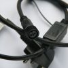 05-230V-PWR-BL_01 Professional Connectable Power Cable Plug (Starter Cable) for Qbis System2 Christmas Lights