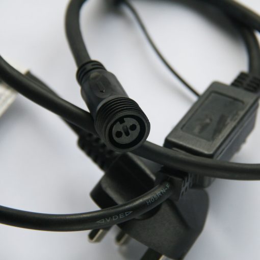 05-230V-PWR-BL_01 Professional Connectable Power Cable Plug (Starter Cable) for Qbis System2 Christmas Lights