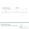 White Feather Garland Lights with Warm White LEDs. Battery or USB Powered Feather Fairy Lights with Timer