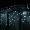 230VICICLEWHWH Professional 3m 100 LED icicle cold white fairy lights and plug - Bundle offer