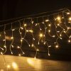 230VICICLEWWWH-03 Professional Connectable Warm White Icicle Random Twinkling Lights - Add On Set (No plug)