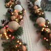 Sunset® Berry Cluster Lights on Black Wire. 240 Red, Orange/ Amber and Yellow LED Garland Fairy Lights