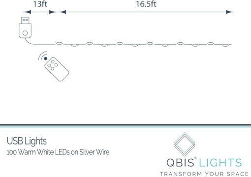 5146G5VqKrL._AC_SL1500_ 100 Warm White Micro Lights with Remote Control, USB Plug, Timer, Multi Function & Dimmer. Fairy String Lights