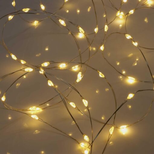 61OOoLaCpDL._AC_SL1500_ 100 Warm White Micro Lights with Remote Control, USB Plug, Timer, Multi Function & Dimmer. Fairy String Lights