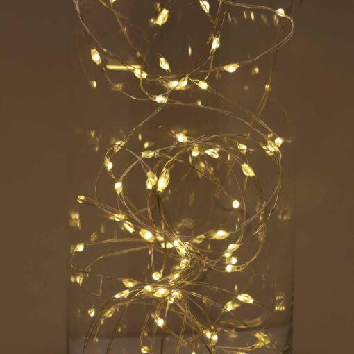 61opoN2GOTL._AC_SL1500_ 100 Warm White Micro Lights with Remote Control, USB Plug, Timer, Multi Function & Dimmer. Fairy String Lights