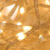 200 Warm White LED Fairy Lights on Silver Wire. Multifunction, Remote & Timer. Plug in Fairy Lights