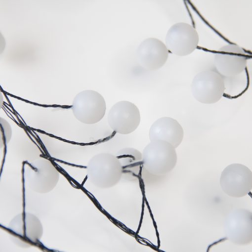 B120CLU-5V-SS-BL3 Pastel Berry Cluster Lights on Black Wire. 240 Pastel LED Garland Fairy Lights