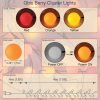 Sunset® Berry Cluster Lights on Black Wire. 240 Red, Orange/ Amber and Yellow LED Garland Fairy Lights