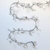 240 Warm White LED Berry Cluster Lights on Black Wire. Plug in Garland Fairy Lights