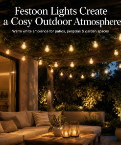 Professional Connectable Large A60 Warm White Festoon IP67 Lights - Bundle Offer