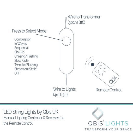 100 Sunset®2 Micro Lights, Multi Function Fairy String Lights in red & orange. With remote control.