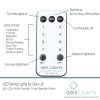 100 Sunset®2 Micro Lights, Multi Function Fairy String Lights in red & orange. With remote control.