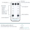 100 Sunset® Micro Lights, Multi Function Fairy String Lights in red, orange & yellow. With remote control.