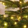 60 Warm White Battery Powered Fairy Lights on Green Wire. Multifunction with Timer