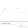 100 Warm White Battery Powered Fairy Lights on Green Wire. Multifunction with Timer