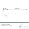 100 Multicolour Micro Lights with Remote Control, USB Plug, Timer, Multi Function & Dimmer. Fairy String Lights