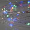 100 Multicolour Micro Lights with Remote Control, USB Plug, Timer, Multi Function & Dimmer. Fairy String Lights