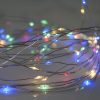 100 Multicolour Micro Lights with Remote Control, USB Plug, Timer, Multi Function & Dimmer. Fairy String Lights