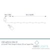 100 Sunset® Micro Lights with Remote Control, USB Plug, Timer, Multi Function & Dimmer. Fairy String Lights in yellow, amber/ orange and red