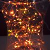 100 Sunset® Micro Lights with Remote Control, USB Plug, Timer, Multi Function & Dimmer. Fairy String Lights in yellow, amber/ orange and red