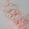 M100STR-USB-SS2-CP_4426 100 Sunset®2 Micro Lights with Remote Control, USB Plug, Timer, Multi Function & Dimmer. Fairy String Lights in red & amber/ orange