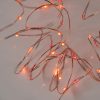 M100STR-USB-SS2-CP_4429 100 Sunset®2 Micro Lights with Remote Control, USB Plug, Timer, Multi Function & Dimmer. Fairy String Lights in red & amber/ orange