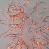 M100STR-USB-SS2-CP_4431 100 Sunset®2 Micro Lights with Remote Control, USB Plug, Timer, Multi Function & Dimmer. Fairy String Lights in red & amber/ orange