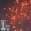 M100STR-USB-SS2-CP_4443-Remote-and-USB 100 Sunset®2 Micro Lights with Remote Control, USB Plug, Timer, Multi Function & Dimmer. Fairy String Lights in red & amber/ orange