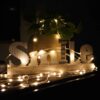200 Warm White LED Fairy Lights on Silver Wire. Multifunction, Remote & Timer. Plug in Fairy Lights