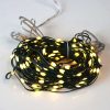 200 Warm White LED Fairy Lights on Green Wire. Multifunction, Remote & Timer. Plug in Fairy Lights