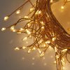 240 Warm White Cluster LEDs on Copper wire. Plug in Garland fairy lights - available mid Nov