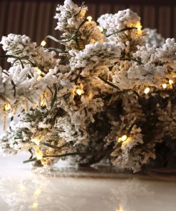 M30STR-BAT-WW-GR-MF-05 60 Warm White Battery Powered Fairy Lights on Green Wire. Multifunction with Timer