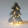 30 Warm White Battery Powered Fairy Lights on Silver Wire. Firefly Lights with Timer