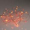 M40STR-BAT-SS2-CP4 40 Sunset®2 Battery Powered Fairy Lights on Copper Wire. Red & Orange/Amber Firefly Lights with Timer