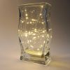 40 Warm White Battery Powered Fairy Lights on Silver Wire. Firefly Lights with Timer