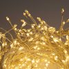 Premium LED Cluster Lights. 480 Warm White LEDs on Silver wire. Plug in Garland fairy lights.
