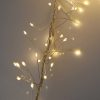 Premium LED Cluster Lights. 480 Warm White LEDs on Silver wire. Plug in Garland fairy lights.