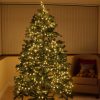 M800STR-31V-WW-GR-T-06 800 Warm White Twinkling LED String Lights on Green Wire. Plug in Fairy Lights.