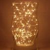 MLED100STR-5V-WW-07 100 Warm White LED Fairy Lights on Silver Wire. Remote, Dimmer, Timer & Multifunction. Plug in String Lights