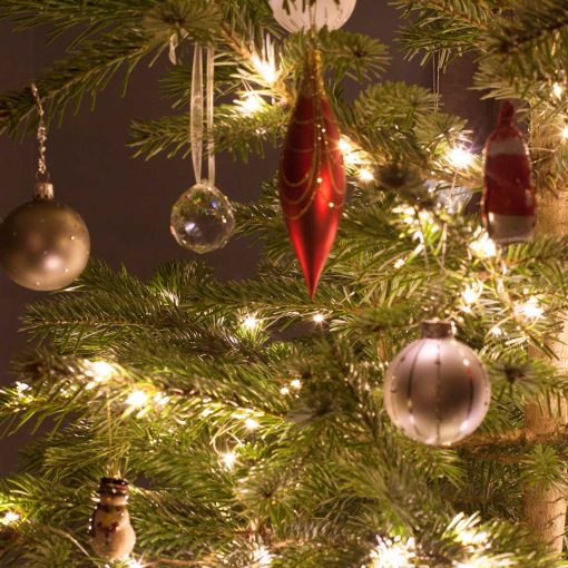 MLED100STR-5V-WW-08 100 Warm White LED Fairy Lights on Silver Wire. Remote, Dimmer, Timer & Multifunction. Plug in String Lights