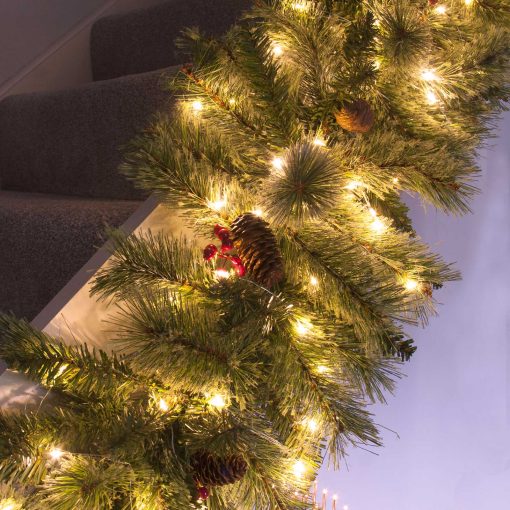 MLED100STR-5V-WW-09 100 Warm White LED Fairy Lights on Silver Wire. Remote, Dimmer, Timer & Multifunction. Plug in String Lights