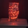 100 Sunset® Micro Lights, Multi Function Fairy String Lights in red, orange & yellow. With remote control.
