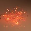 MLED40STRBATSS2CP2 40 Sunset®2 Battery Powered Fairy Lights on Copper Wire. Red & Orange/Amber Firefly Lights with Timer
