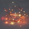 MLED40STRBATSSCP_12 40 Sunset® Battery Powered Fairy Lights on Copper Wire. Red, Orange/Amber & Yellow Firefly Lights with Timer
