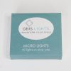 40 Warm White Battery Powered Fairy Lights on Silver Wire. Firefly Lights with Timer