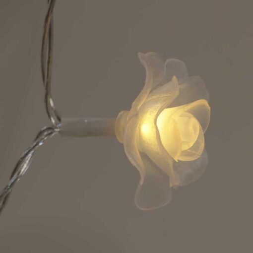16 Rose String Battery Lights, 2m long for indoor use