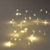 QB-MLED20STR-BAT-WW-TR_03 20 Warm White Battery Powered Fairy Lights on Silver Wire. Firefly Lights with Timer