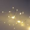 QB-MLED20STR-BAT-WW-TR_04 20 Warm White Battery Powered Fairy Lights on Silver Wire. Firefly Lights with Timer