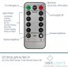 USB-Remote 100 Sunset®2 Micro Lights with Remote Control, USB Plug, Timer, Multi Function & Dimmer. Fairy String Lights in red & amber/ orange