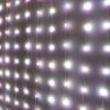 320 RGB Curtain Lights on Silver Wire. Plug in Fairy Lights with Remote.
